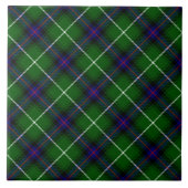 MacDonald Tartan grün kariert Fliese (Vorderseite)