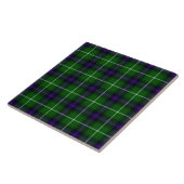 MacDonald Tartan grün kariert Fliese (Seite)