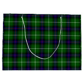 MacDonald Tartan grün kariert Große Geschenktüte (Rückseite)