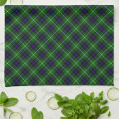 MacDonald Tartan grün kariert Handtuch (Gefaltet)