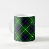 MacDonald Tartan grün kariert Kaffeetasse (Vorderseite Links)