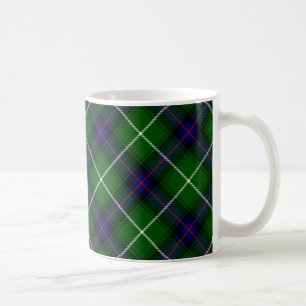 MacDonald Tartan grün kariert Kaffeetasse