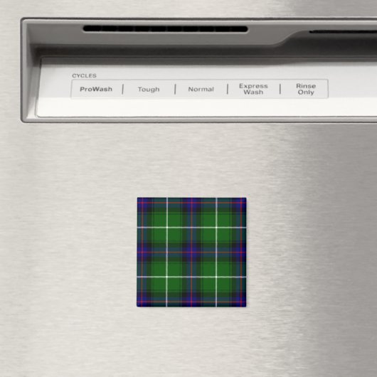 MacDonald Tartan grün kariert Magnet (In Situ (Geschirrspüler))