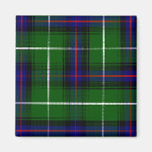 MacDonald Tartan grün kariert Magnet (Vorne)