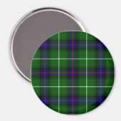 MacDonald Tartan grün kariert Magnet (Vorderseite/Rückseite)