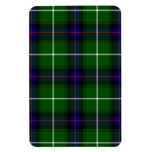 MacDonald Tartan grün kariert Magnet (Vertikal)