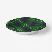 MacDonald Tartan grün kariert Pappteller (Gewinkelt)
