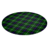 MacDonald Tartan grün kariert Schneidebrett (Ecke)