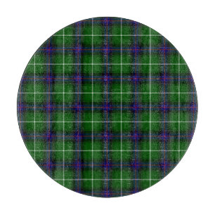 MacDonald Tartan grün kariert Schneidebrett