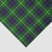 MacDonald Tartan grün kariert Seidenpapier (Detail)