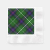 MacDonald Tartan grün kariert Serviette (Vorderseite)