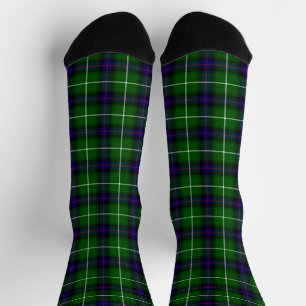 MacDonald Tartan grün kariert Socken