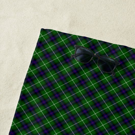 MacDonald Tartan grün kariert Strandtuch (Beispiel)