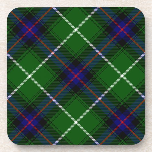 MacDonald Tartan grün kariert Untersetzer (Vorderseite)
