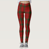 MacDonald Tartan Karierte Leggings von Roten Grüne (Vorderseite)