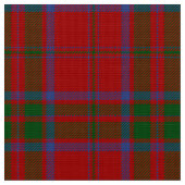 MacDonald Tartan Karierte Stoffe rot, grün und bla (Nahaufnahme)