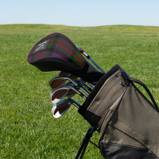 MACDONALD TARTAN Letter M Monogramm ( KANN EDIT) I Golf Headcover (In SItu)