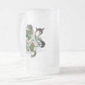 MacDonald Tartan Lion Mattglas Bierglas (Vorderseite Links)