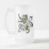 MacDonald Tartan Lion Mattglas Bierglas (Links)