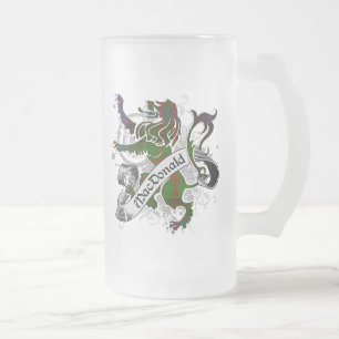 MacDonald Tartan Lion Mattglas Bierglas