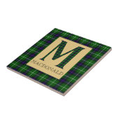 MacDonald Tartan Monogram M Fliese (Seite)