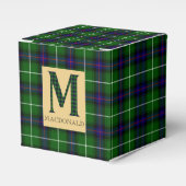 MacDonald Tartan Monogram M Geschenkschachtel (Vorderseite)