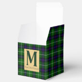 MacDonald Tartan Monogram M Geschenkschachtel (Geöffnet)