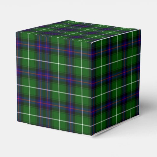 MacDonald Tartan Monogram M Geschenkschachtel (Rückseite)
