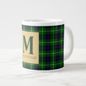 MacDonald Tartan Monogram M Jumbo-Tasse (Vorderseite Rechts)