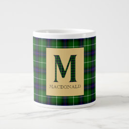 MacDonald Tartan Monogram M Jumbo-Tasse