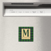 MacDonald Tartan Monogram M Magnet (In Situ (Geschirrspüler))