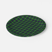 MacDonald Tartan Pappteller (Schrägansicht)