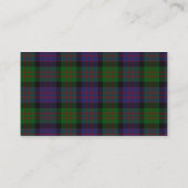 MacDonald Tartan Wedding Platzkarten (Rückseite)