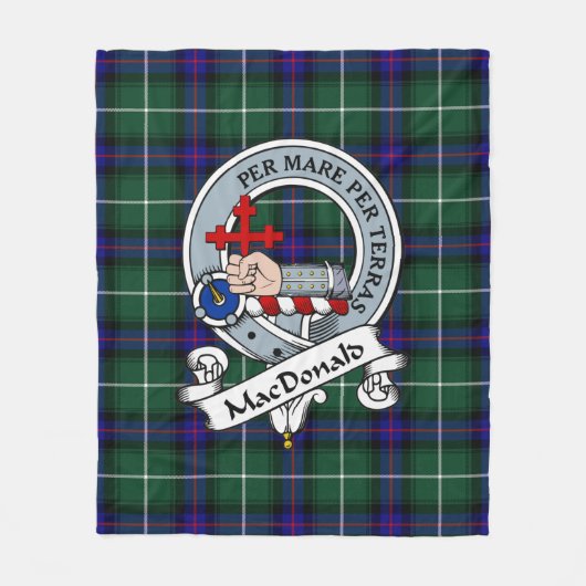 MacDonald von den Inseln Jagd auf moderne Macdonal Fleecedecke (Vorderseite)