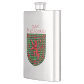 MacDonald von der Isles Ancient Tartan Flachmann (Links)