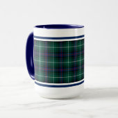 MacDonald von der Isles Clan Tartan Tasse (Vorderseite Links)
