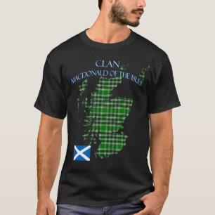 MacDonald von der Isles Scottish Tartan Schottland T-Shirt