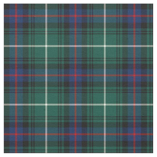 MacDonald von der Isles Tartan Stoff (Nahaufnahme)