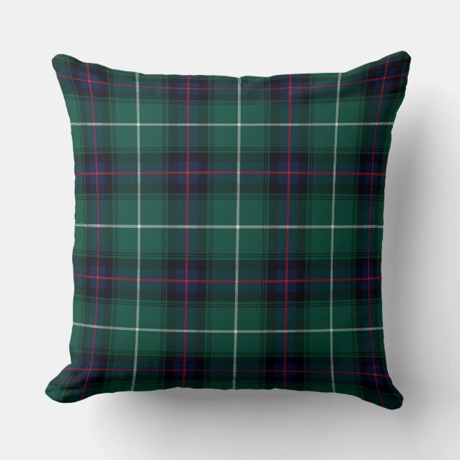 MacDonald von Isles Tartan Kariertes Muster Kissen (Vorderseite)