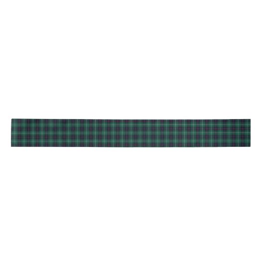 MacDonald von Isles Tartan Kariertes Muster Satinband (Vorderseite)