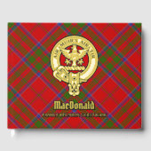 MacDonald von Keppoch Family Wiedersehen Gästebuch (Vorderseite)