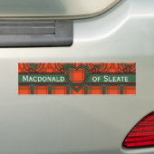 Macdonald von Sleate ScottishTartan Autoaufkleber (Auf Auto)