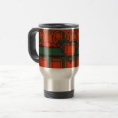 Macdonald von Sleate ScottishTartan Reisebecher (Vorderseite Links)
