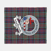 Macdonalds Sleat Clan Abzeichen Tartan Kariert Fleecedecke (Vorderseite (Horizontal))