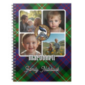 MacDonell-Familien-Fotocollage Notizblock (Vorderseite)