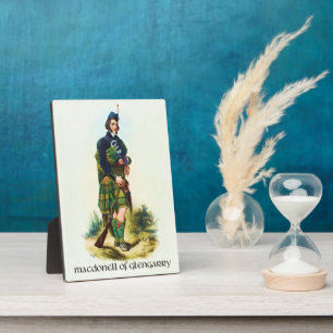 MacDonell von Glengarry Clans of Scotland McIan Fotoplatte