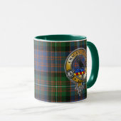 MacDonnell Glengarry Tartan & Abzeichen Tasse (VorderseiteRechts)