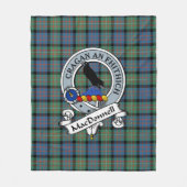 MacDonnell of Glengarry Ancient Clan Abzeichen Tar Fleecedecke (Vorderseite)