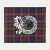 MacDonnell of Glengarry Modern Clan Abzeichen Tart Fleecedecke (Vorderseite (Horizontal))