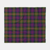 MacDonnell of Glengarry Modern Kariert Fleecedecke (Vorderseite (Horizontal))